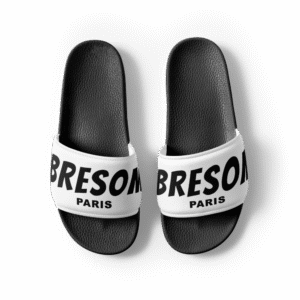 Claquettes ORIGIN noir & blanc BRESOM 1