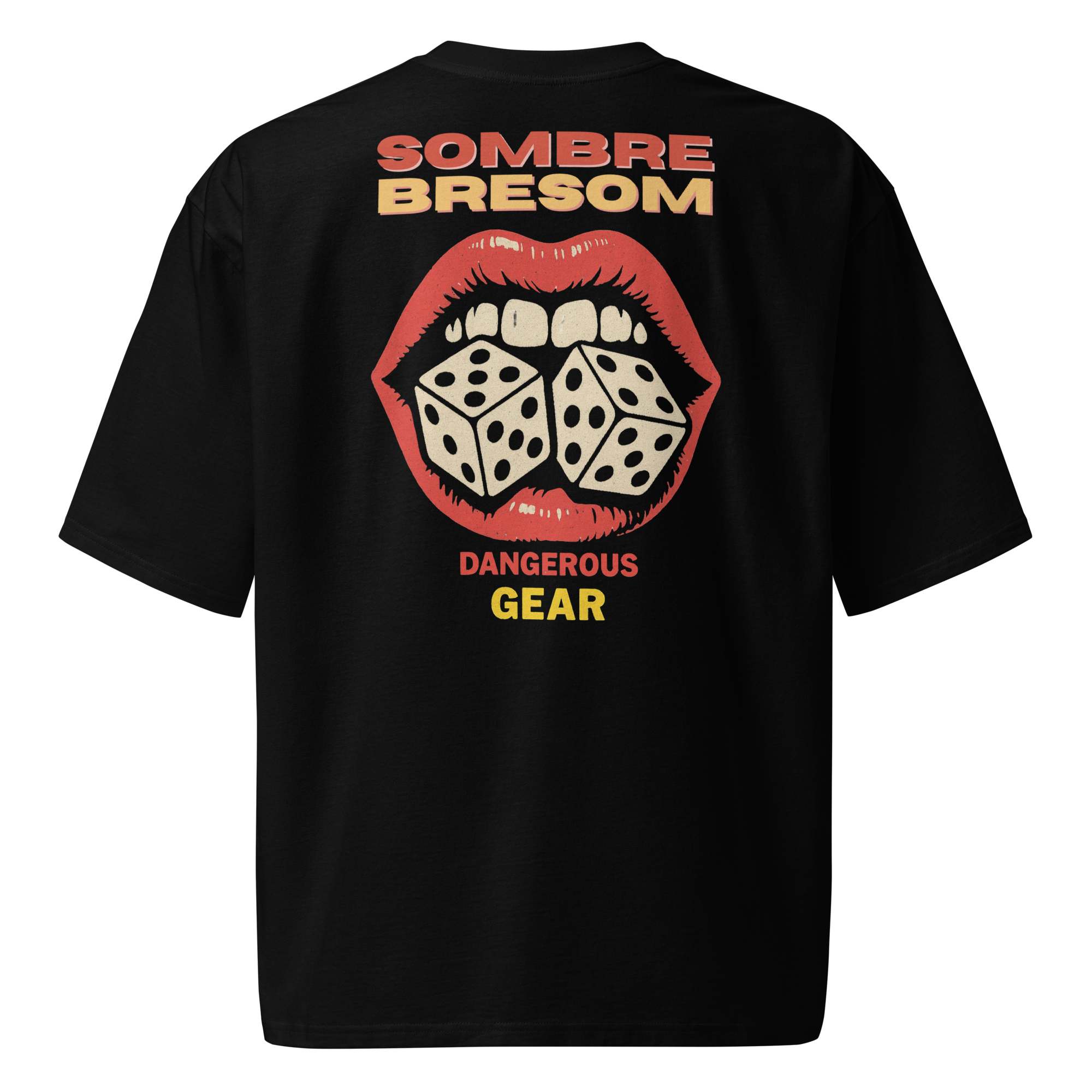 TSHIRT BRESOM - (OVERSIZE) Game Over - fantome - arriere