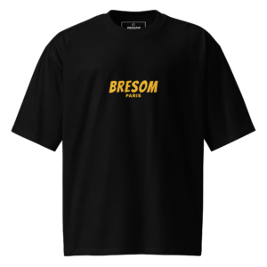 TSHIRT oversized BRESOM - Black n Yellow - Fantome Avant