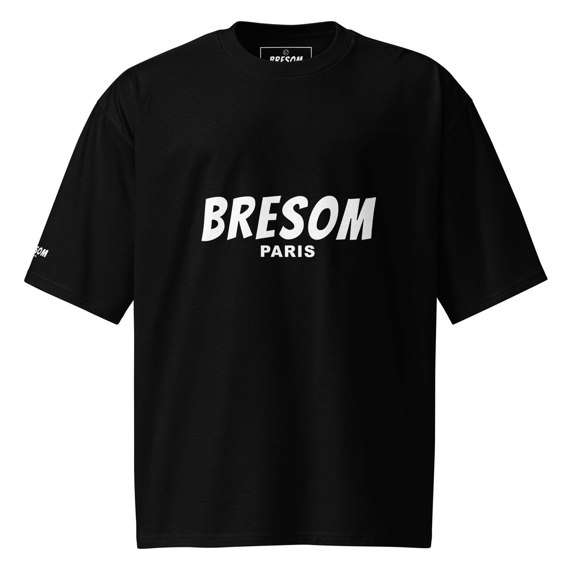 TSHIRT oversized BRESOM - Bresom Paris Black White - Simple Noir - Fantome - Avant