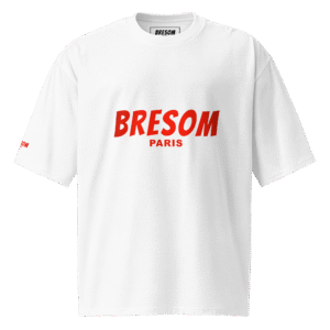 TSHIRT oversized BRESOM - Bresom Paris RedLine - Blanc - Fantome - Avant