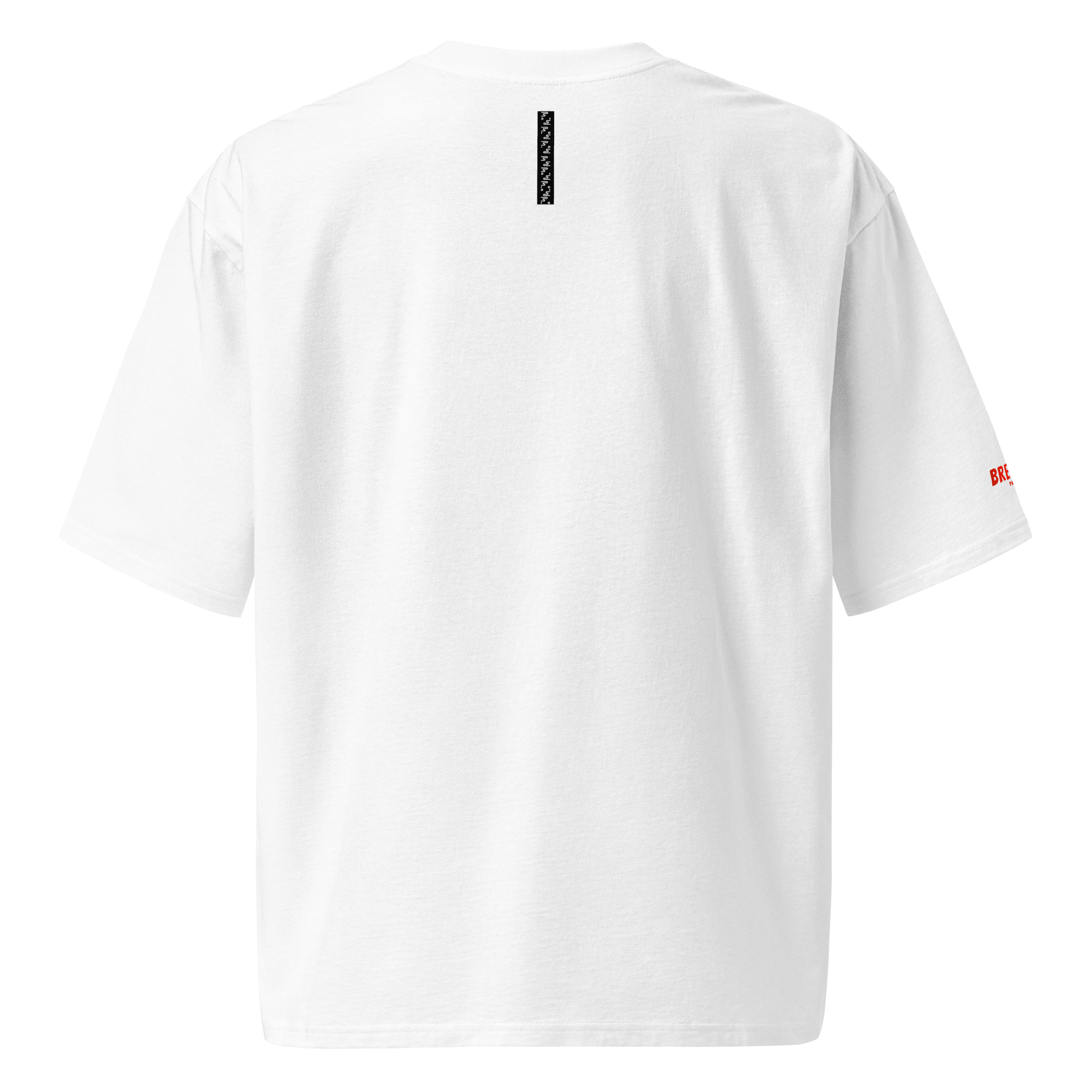 TSHIRT oversized BRESOM - Bresom Paris RedLine - Blanc - Fantome - Dos