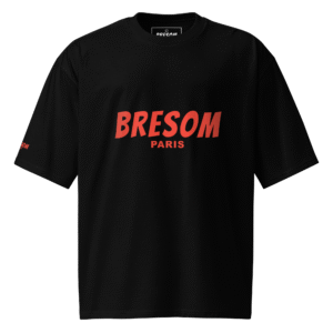 TSHIRT oversized BRESOM - Bresom Paris RedLine - Noir - Fantome - Avant