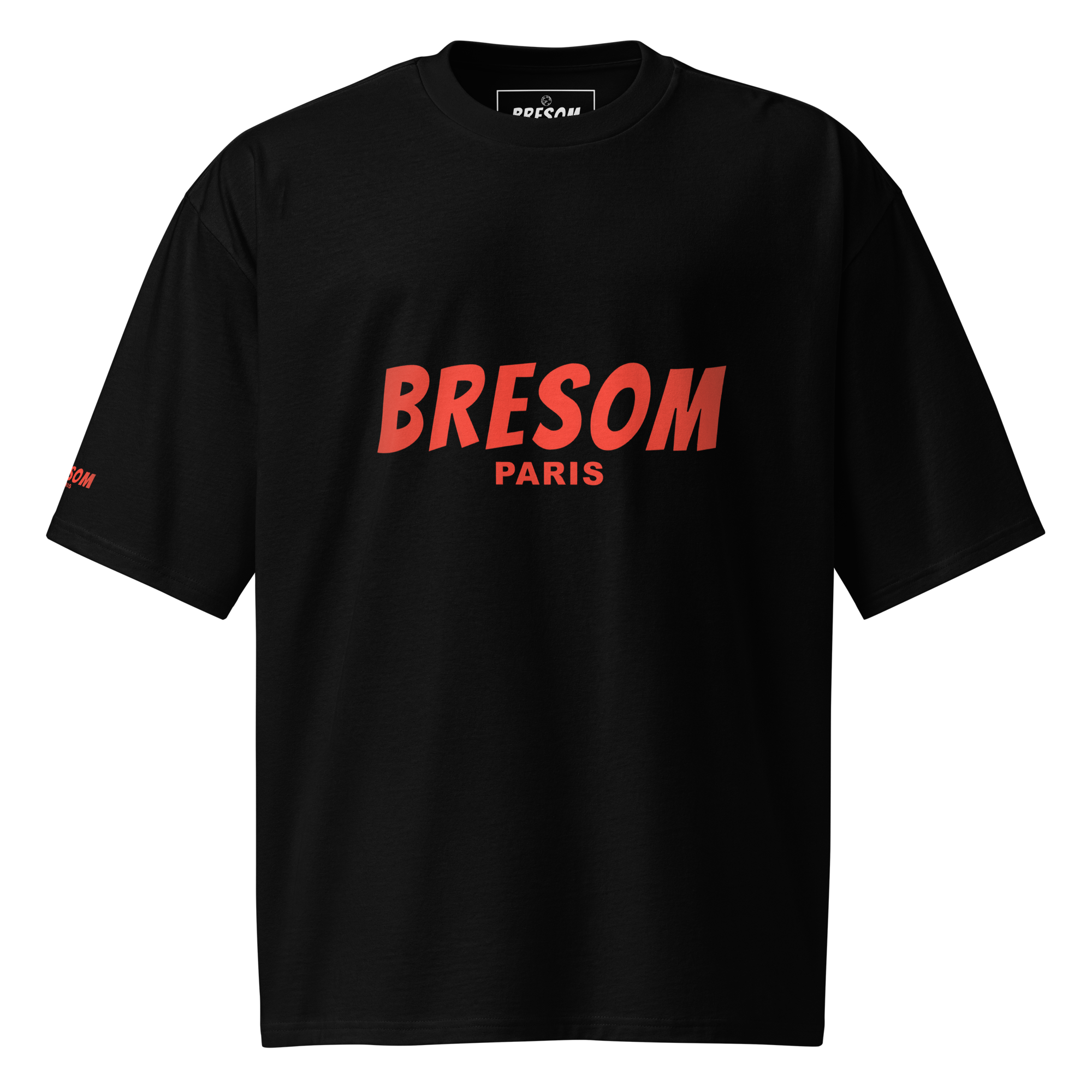 TSHIRT oversized BRESOM - Bresom Paris RedLine - Noir - Fantome - Avant