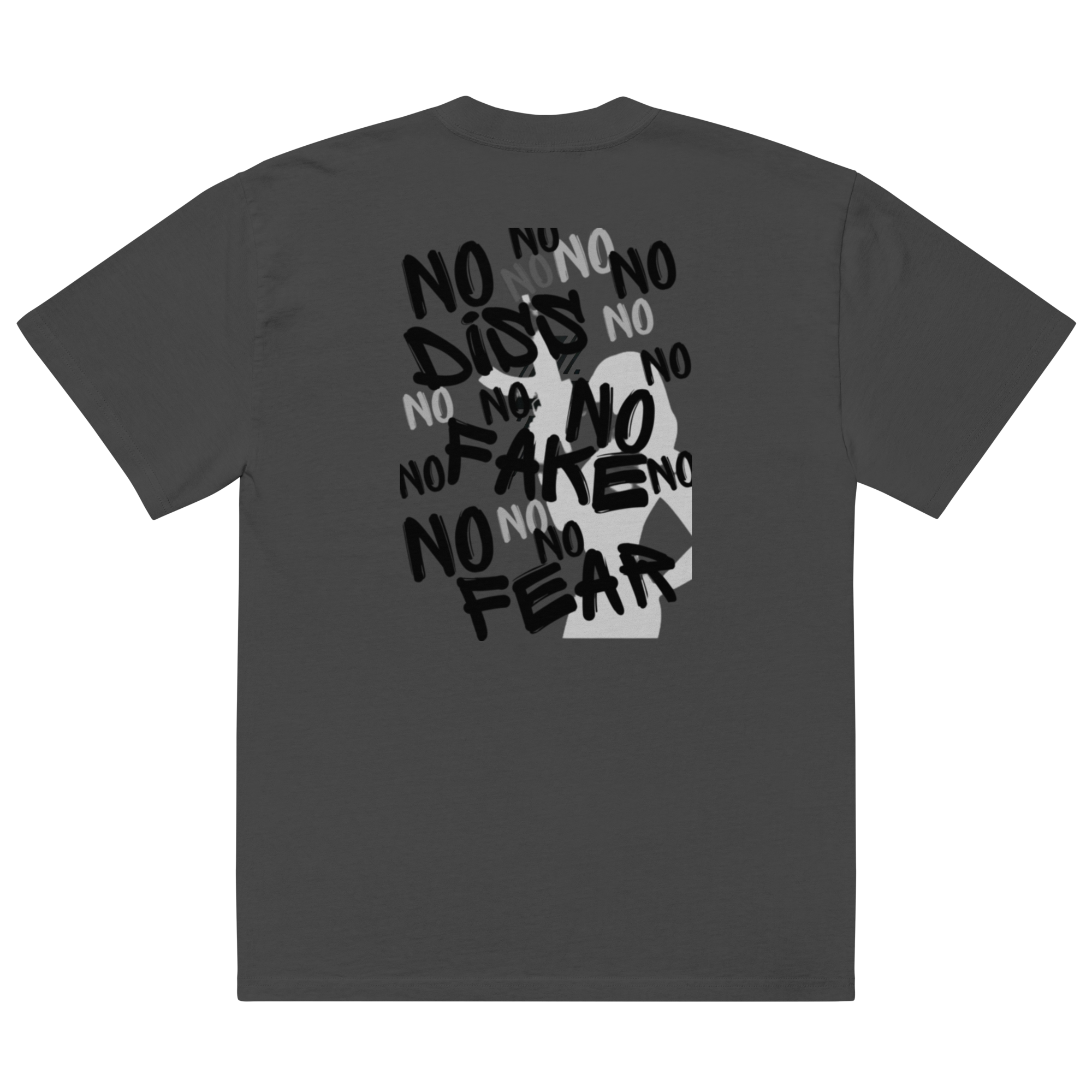 TSHIRT oversized BRESOM - Plat - No Diss Delaved