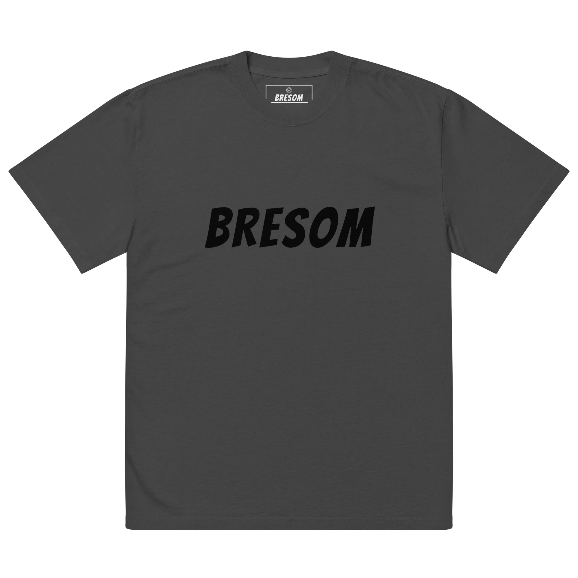 TSHIRT oversized BRESOM - Plat - No diss delaved - Avant