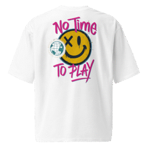 Tshirt Notimetoplay BRESOM oversized Blanc - Fantome arriere