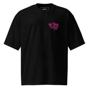 Tshirt Notimetoplay BRESOM oversized Noir - Fantome avant