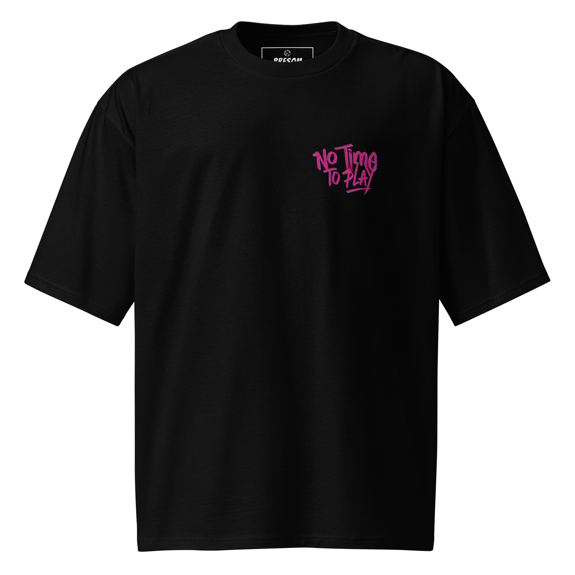Tshirt Notimetoplay BRESOM oversized Noir - Fantome avant