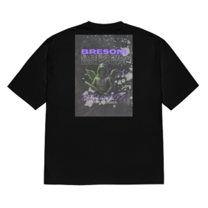 Tshirt Oversize BRESOM Focused - Plat Arriere