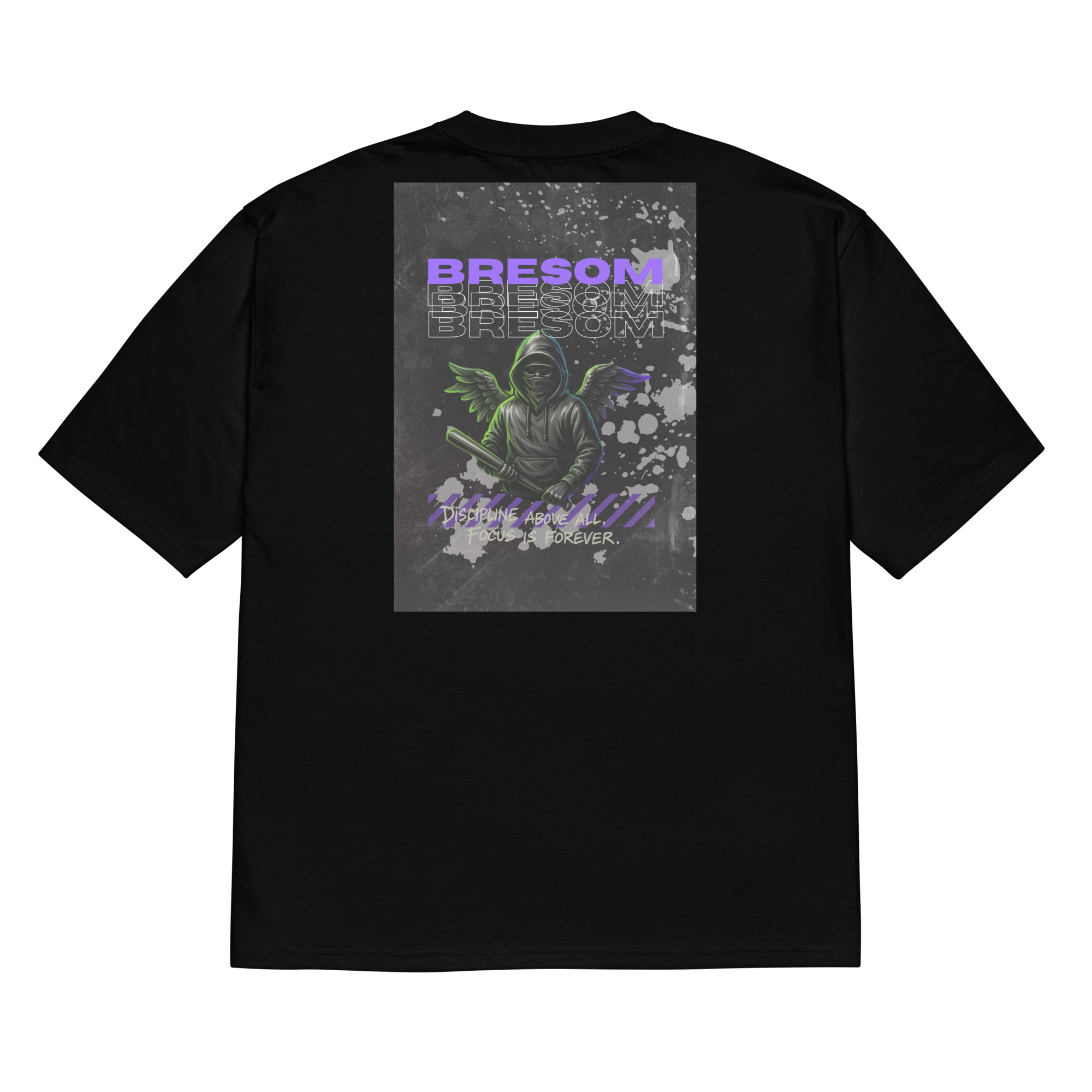 Tshirt Oversize BRESOM Focused - Plat Arriere