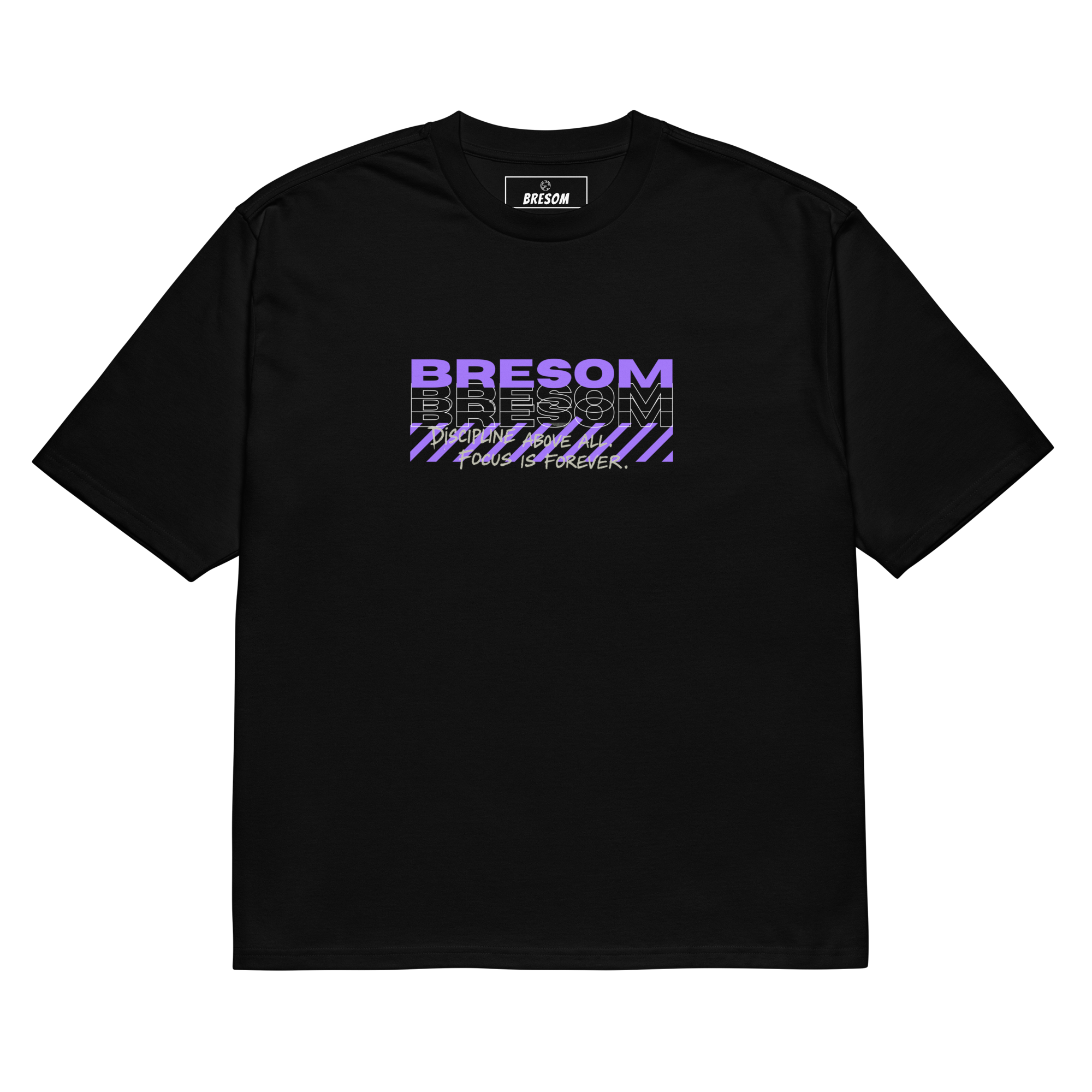 Tshirt Oversize BRESOM Focused - Plat Avant