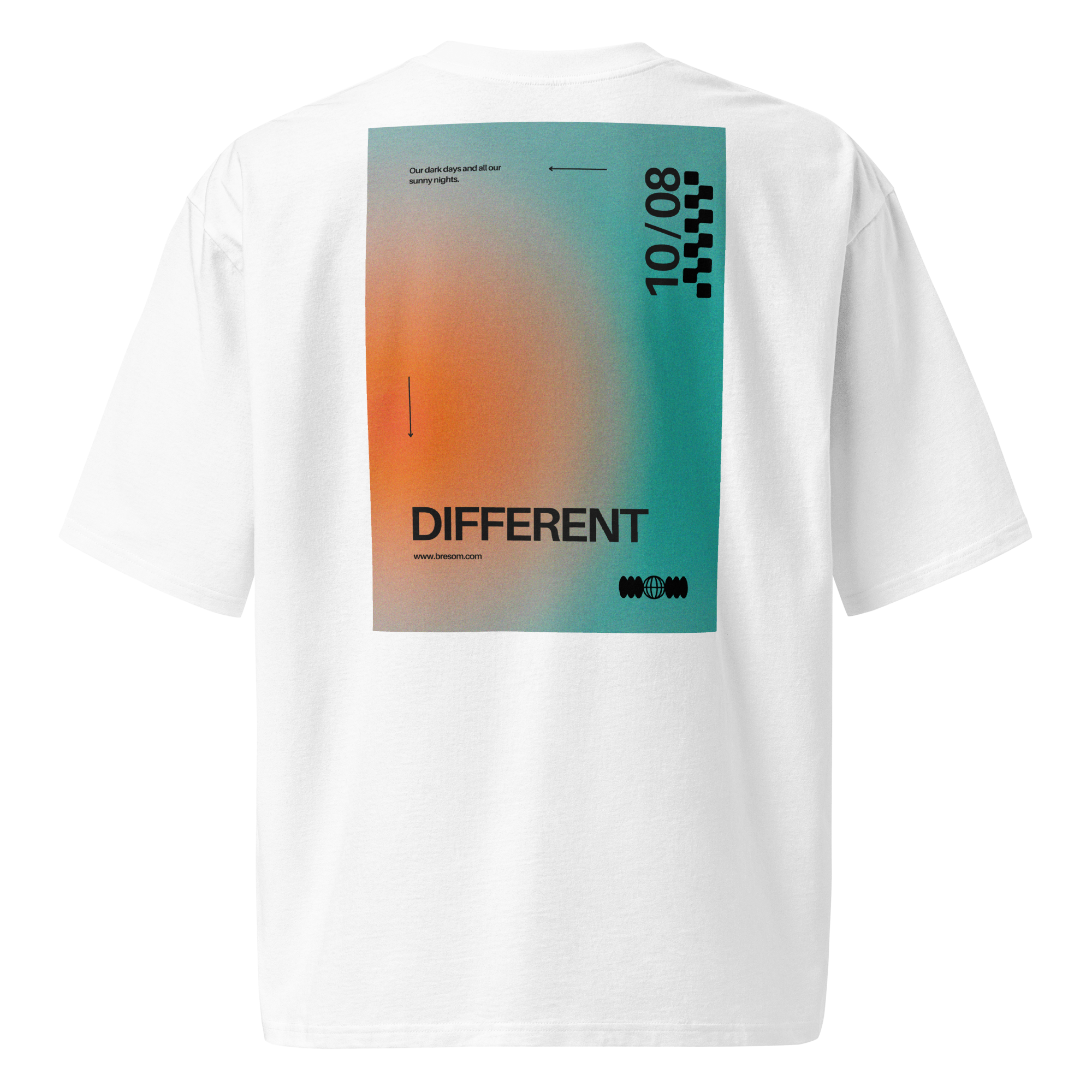 Tshirt oversize BRESOM - Different Teddy Color - fantome Arriere