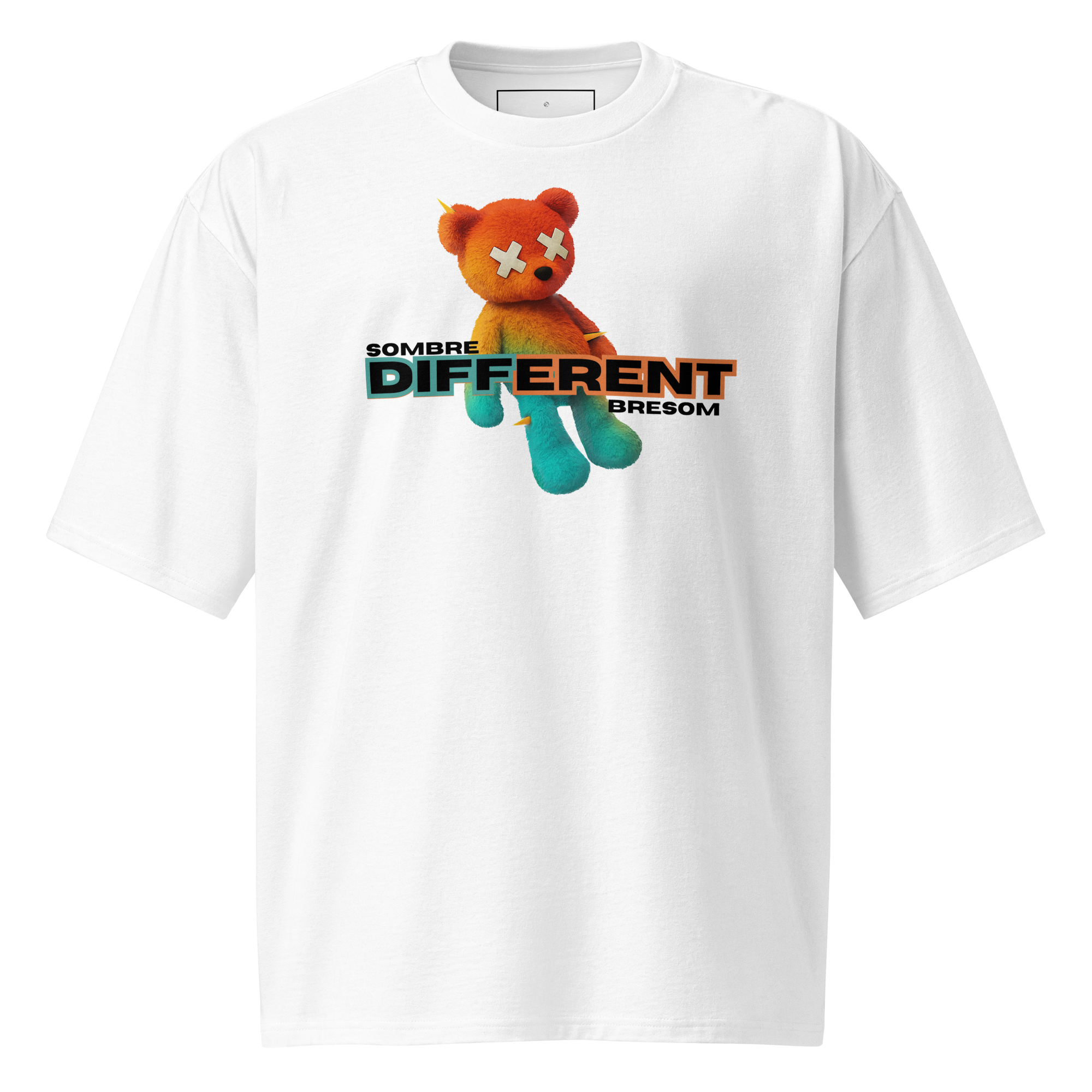 Tshirt oversize BRESOM - Different Teddy Color - fantome Avant