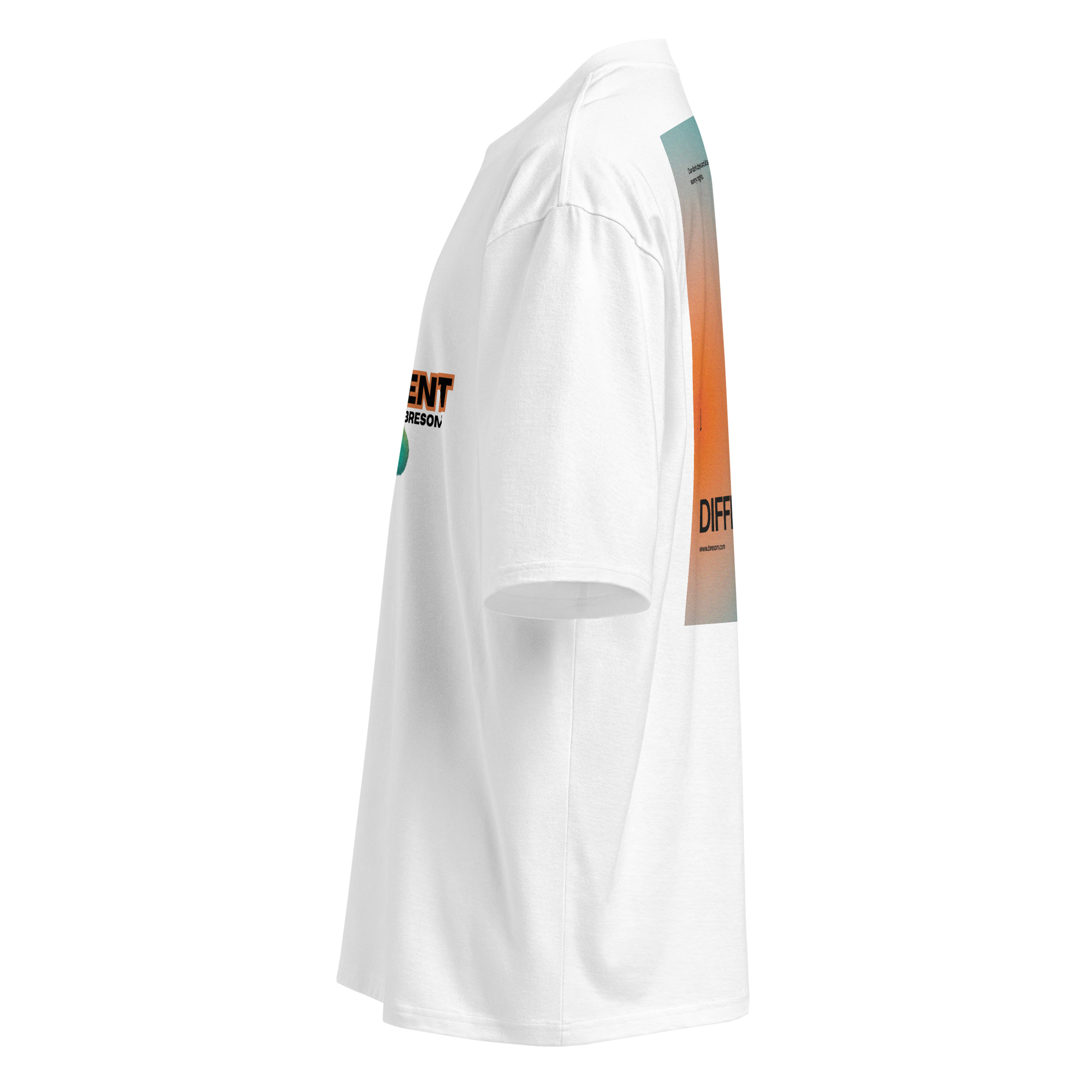 Tshirt oversize BRESOM - Different Teddy Color - fantome Gauche