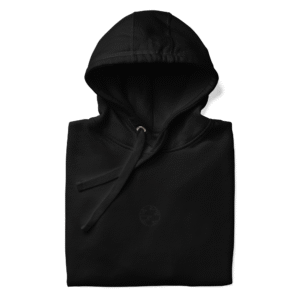 Sweat à capuche Sombre FuLLBLACK Bresom - Plié
