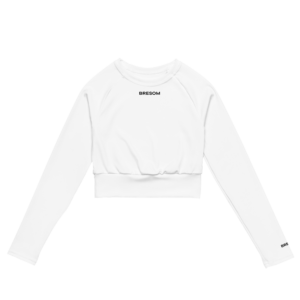 Crop top BRESOM Techform Blanc avant