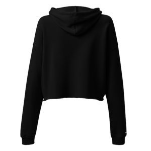 Hoodie CropTop BRESOM noir - mannequin woomen arriere