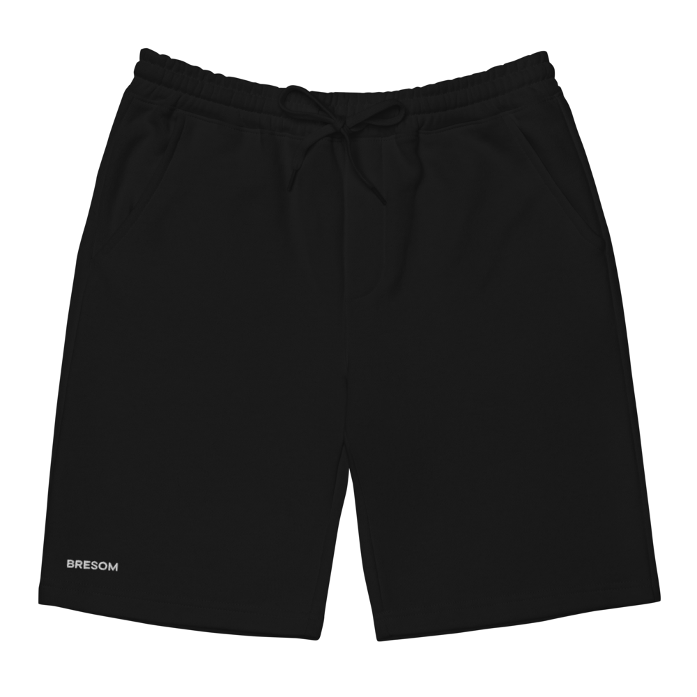 Short Homme BRESOM training Noir plat face