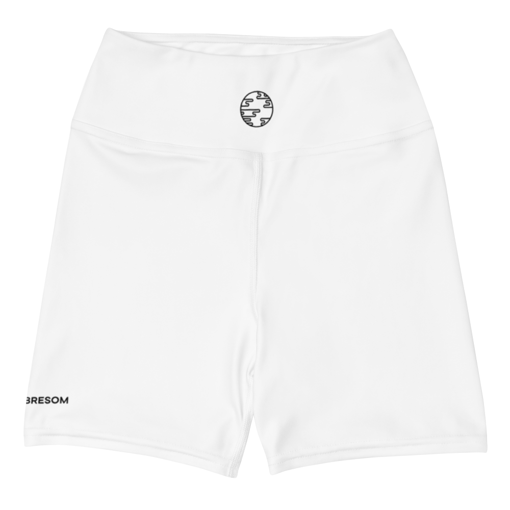 Short fit Femme BRESOM tech Blanc face
