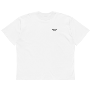Tshirt BRESOM Paris BLANC brodé - Avant plat