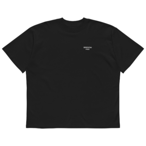 Tshirt BRESOM Paris NOIR brodé - avant plat
